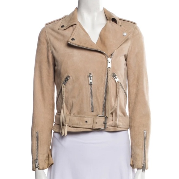 All Saints Jackets & Blazers - ALL SAINTS Balfern suede leather jacket